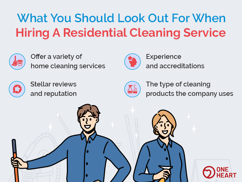What You Should Look Out For When Hiring A Residential Cleaning Service